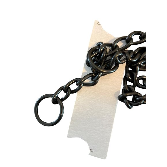 Top Paw No Pull Chain Dog Training Collar Black Metal Adjustable Sz Medium NWT - Picture 2 of 4